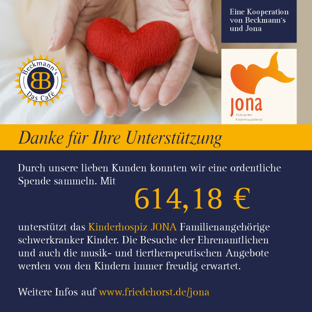 Danke für Ihre Unterstützung