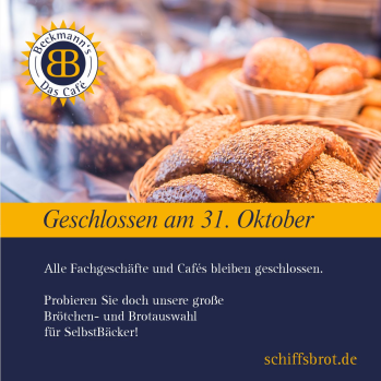 Geschlossen am 31.10.2024